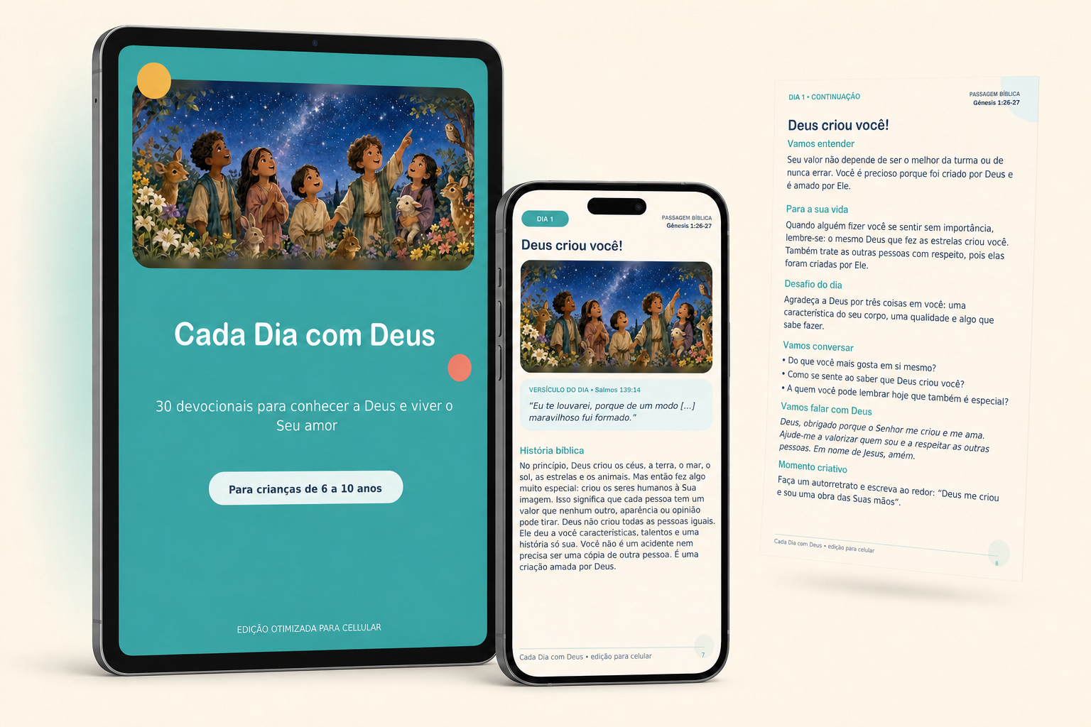 Devocional Infantil Ilustrado - 30 dias para criar memórias de fé